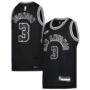 Cool Clásico Chulo Keldon Johnson San Antonio Spurs Nike Youth 2022/23 Swingman Jersey Classic Edition Black