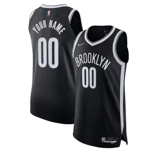 Cool Clásico Elegante Brooklyn Nets Nike 2021/22 Diamond Authentic Custom Jersey Icon Edition Black
