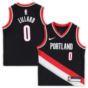 Cool Comodo Damian Lillard Portland Trail Blazers Nike Preschool Swingman Player Jersey Icon Edition Black