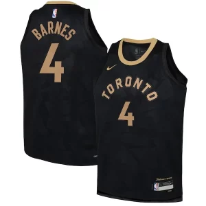 Cool Delicioso Scottie Barnes Toronto Raptors Nike Youth 2022/23 Swingman Jersey City Edition Black