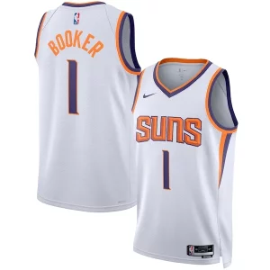 Cool Devin Booker Phoenix Suns Nike Unisex Swingman Jersey Association Edition White/Purple