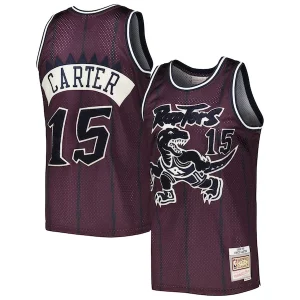 Cool Duradero Vince Carter Toronto Raptors Hardwood Classics Off Court Swingman Jersey Purple
