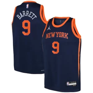 Cool Genial Encantador RJ Barrett New York Knicks Jordan Brand Youth Swingman Jersey Statement Navy