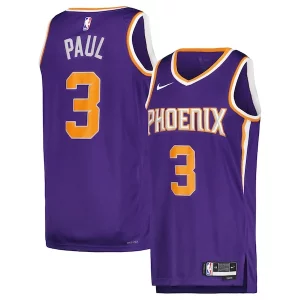 Cool Genial Ideal Chris Paul Phoenix Suns Nike Unisex Swingman Jersey Icon Edition Purple/White