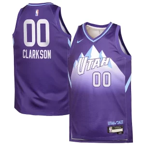 Cool Jordan Clarkson Utah Jazz Nike Youth 2024/25 Swingman Player Jersey City Edition Purple