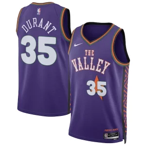 Cool Kevin Durant Phoenix Suns Nike Unisex 2024/25 Swingman Player Jersey City Edition Purple