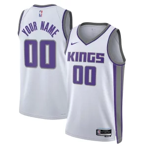 Cool Original Magnífico Sacramento Kings Nike Unisex 2022/23 Swingman Custom Jersey White Association Edition