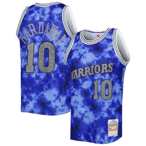 Cool Tim Hardaway Golden State Warriors 1990/91 Galaxy Swingman Jersey Blue