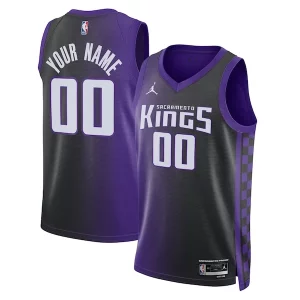 Cool Único Sacramento Kings Jordan Brand Unisex Swingman Custom Jersey Statement Edition Purple