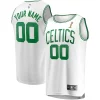 Delicioso Bonito Robusto Boston Celtics 2024 NBA Finals Champions Custom Fast Break Jersey White Association Edition