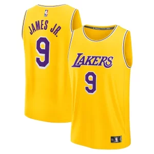 Delicioso Bronny James Los Angeles Lakers 2024 NBA Draft Fast Break Player Jersey Icon Edition Gold