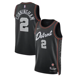 Delicioso Cade Cunningham Detroit Pistons Nike Unisex 2023/24 Swingman Jersey Black City Edition