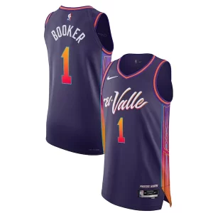Delicioso Comodo Nike Devin Booker Phoenix Suns Authentic Jersey City Edition Purple