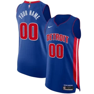 Delicioso Detroit Pistons Nike Authentic Custom Jersey Blue Icon Edition