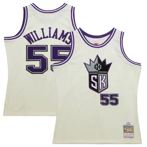 Delicioso Duradero Elegante Jason Williams Sacramento Kings Chainstitch Swingman Jersey Cream