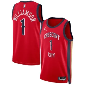 Delicioso Duradero Único Zion Williamson New Orleans Pelicans Jordan Brand Unisex Swingman Jersey Statement Edition Red