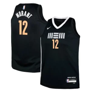 Delicioso Estupendo Versátil Ja Morant Memphis Grizzlies Nike Youth Swingman Replica Jersey City Edition Black