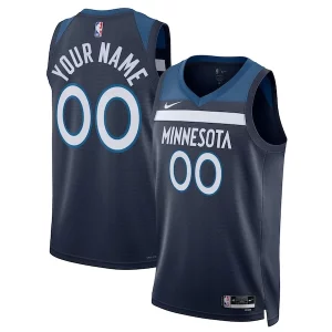 Delicioso Fácil de llevar Práctico Minnesota Timberwolves Nike Unisex Swingman Custom Jersey Navy Icon Edition
