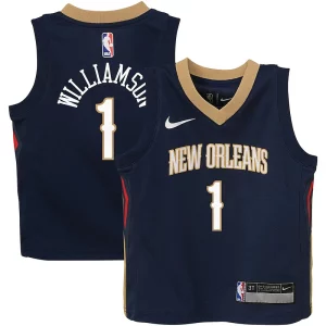Maravilloso Moderno Zion Williamson New Orleans Pelicans Nike Toddler Swingman Player Jersey Icon Edition Navy
