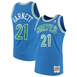 Delicioso Hermoso Bonito Kevin Garnett Minnesota Timberwolves 1995/96 Hardwood Classics Swingman Jersey Blue