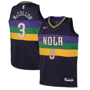 Delicioso Ideal CJ McCollum New Orleans Pelicans Nike Youth Swingman Jersey City Edition Purple
