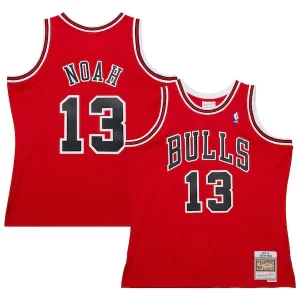Delicioso Joakim Noah Chicago Bulls 2013/14 Hardwood Classics Swingman Jersey Red