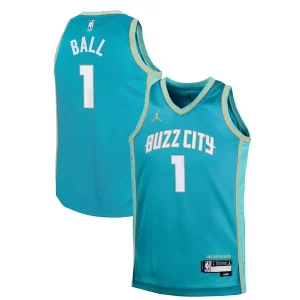 Delicioso LaMelo Ball Charlotte Hornets Jordan Brand Youth Swingman Replica Jersey City Edition Teal