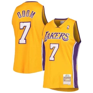 Delicioso Lamar Odom Los Angeles Lakers 2001/02 Hardwood Classics Swingman Jersey Gold