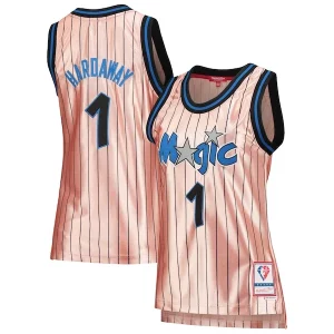 Delicioso Original Penny Hardaway Orlando Magic Women's 75th Anniversary Rose Gold 1993 Swingman Jersey Pink