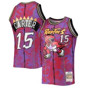 Delicioso Perfecto Chulo Vince Carter Toronto Raptors Hardwood Classics 1998/99 Lunar New Year Swingman Jersey Purple