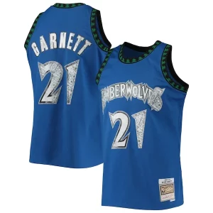 Delicioso Práctico Perfecto Kevin Garnett Minnesota Timberwolves 2003/04 Hardwood Classics NBA 75th Anniversary Diamond Swingman Jersey Blue