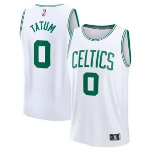 Delicioso Práctico Sofisticado Jayson Tatum Boston Celtics Fast Break Replica Player Jersey Association Edition White