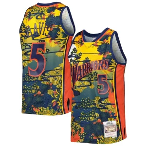 Duradero Baron Davis Golden State Warriors Hardwood Classics Lunar New Year Swingman Jersey Blue