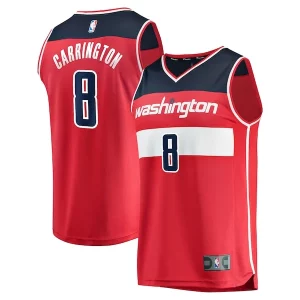 Cool Comodo Carlton Carrington Washington Wizards Fast Break Replica Player Jersey Icon Edition Red