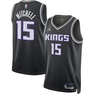 Duradero Davion Mitchell Sacramento Kings Jordan Brand Unisex Swingman Jersey Statement Edition Black