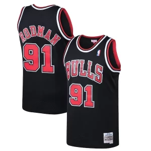 Duradero Dennis Rodman Chicago Bulls 1997/98 Hardwood Classics Swingman Jersey Black