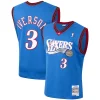 Duradero Ideal Allen Iverson Philadelphia 76ers 1999/2000 Hardwood Classics Swingman Jersey Royal