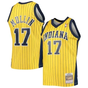 Duradero Increíble Práctico Chris Mullin Indiana Pacers 1999/00 Hardwood Classics Swingman Jersey Gold