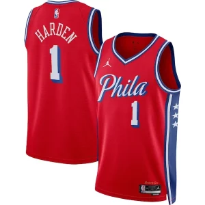 Duradero James Harden Philadelphia 76ers Jordan Brand Unisex Swingman Jersey Statement Edition Red