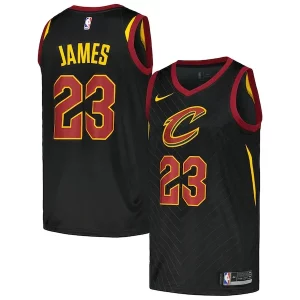 Duradero LeBron James Cleveland Cavaliers Nike Swingman Player Jersey Statement Edition Black