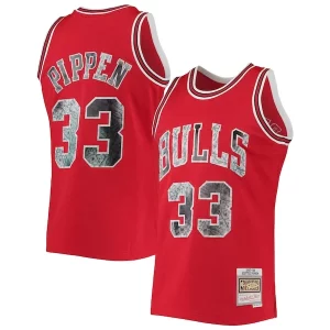 Duradero Maravilloso Clásico Scottie Pippen Chicago Bulls 1997/98 Hardwood Classics NBA 75th Anniversary Diamond Swingman Jersey Red
