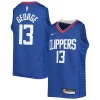 Duradero Perfecto Atractivo Paul George LA Clippers Nike Youth 2021/22 Diamond Swingman Jersey Icon Edition Royal