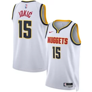 Duradero Perfecto Nikola Jokic Denver Nuggets Nike Unisex Swingman Jersey Association Edition White/Navy