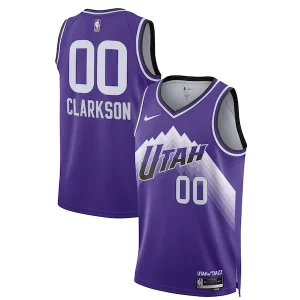 Duradero Práctico Fantástico Jordan Clarkson Utah Jazz Nike Unisex 2023/24 Swingman Jersey Purple City Edition