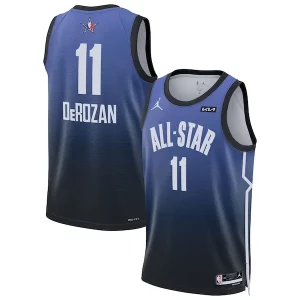 Duradero Resistente Original DeMar DeRozan Jordan Brand 2023 NBA All Star Game Swingman Jersey Blue