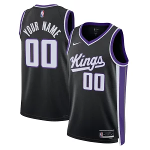 Lujoso Comodo Duradero Sacramento Kings Nike Unisex Swingman Custom Jersey Icon Edition Black
