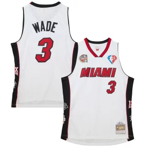 Sofisticado Genial Dwyane Wade Miami Heat Unisex Hall of Fame Class of 2023 Throwback Swingman Jersey White