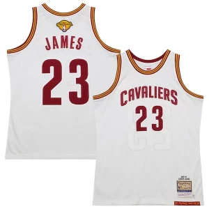Elegante Ideal Estupendo LeBron James Cleveland Cavaliers 2015/16 Hardwood Classics Authentic Jersey White