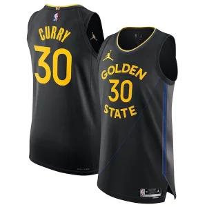 Elegante Increíble Stephen Curry Golden State Warriors Jordan Brand 2024/25 Authentic Jersey Statement Edition Black