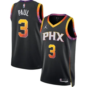 Elegante Lujoso Increíble Chris Paul Phoenix Suns Jordan Brand Unisex Swingman Jersey Statement Edition Black
